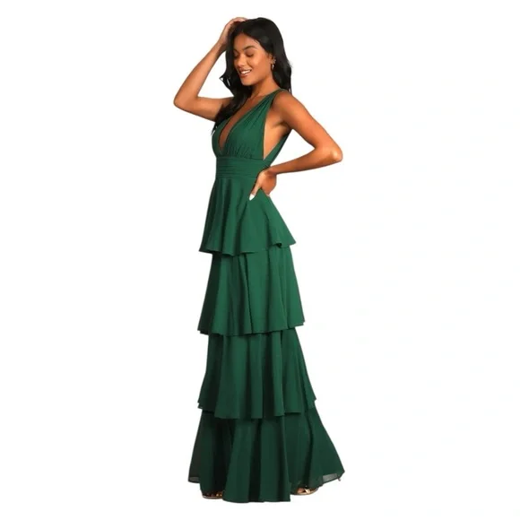 Lulus | Dresses | Lulus Amazing Evening Hunter Green Tiered Maxi Dress | Poshmark Lulus | Dresses | Lulus Amazing Evening Hunter Green Tiered Maxi Dress | Poshmark